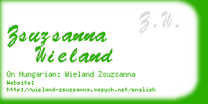 zsuzsanna wieland business card